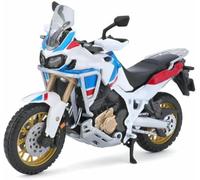 DEAVER para Modelo Motocicleta Escala 1/18 Fundido presión portátil para Carreras Dedo simulación Juguete para Honda Africa Twin