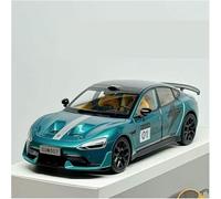 DEAVER Vehículos Metal Fundido presión 1:24 para Xiaomi Su7 Ultra Track Edition Coche aleación maqueta Sonido vehículo simulación estática Retroceso Regalo coleccionistas(Blue Track Edition)