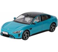 DEAVER Vehículos Metal Fundido presión 1:24 para Xiaomi Su7 Ultra Track Edition Coche aleación maqueta Sonido vehículo simulación estática Retroceso Regalo coleccionistas(Blue)