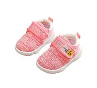 DEBAIJIA Plataforma Unisex para bebé, C Lona Rosa, 20/22 EU