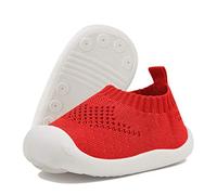 DEBAIJIA Shoes, Plataforma Unisex niños, Bm02 Rot, 24 EU