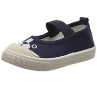 DEBAIJIA Zapatos planos para niña con dibujos de lona para niños de 3 a 10 años, suela suave, moderna, antideslizante, dulce, transpirable, exterior, cómodos, para estudiantes, fáciles de llevar., Perro azul., 30 EU