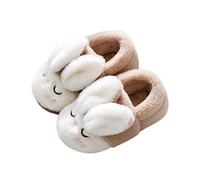 DEBAIJIA Zapatos, Plataforma Unisex niños, Conejo Marrón, 20 EU