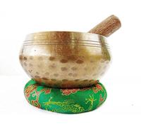 Debajo del coste Clearance Sale martillado a mano B corona Chakra Yoga de meditación tibetano canto cuenco 3 cm Set