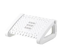 Debajo del reposapiés de escritorio | Pedal de pie de 6 alturas ajustable | Heces ergonómicos inclinados con textura y rodillo de masaje | Soporte cómodo de las piernas para el hogar, la oficina, el b