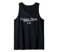 Debate Mode On Vintage Varsity Style Retro Aesthetic Design Camiseta sin Mangas