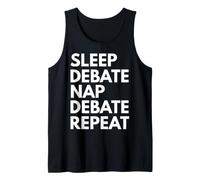 Debate sobre la Siesta del sueño Repetir el Debate Amante Camiseta sin Mangas