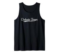 Debate Team Retro Varsity Style Academic Classic Camiseta sin Mangas