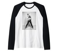 Debbie Harry Blondie Cantante Líneas Paralelas Era Allan Ballard Camiseta Manga Raglan