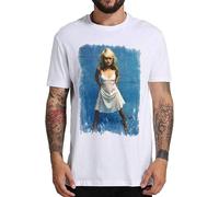Debbie Harry Blondie Singer Rock Pop Disco Music Mens T-Tshirts Camisetas y Tops White L(Small)