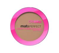 Debby By DEBORAH Mat & Perfect Compact Powder Foundation Mat Finish 04 - Base de maquillaje compacta en polvo, impermeable