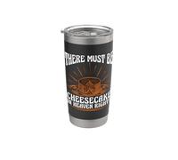 Debe haber Cheesecake In Heaven Sweets Goodies Cheesecake Vaso térmico de acero inoxidable de doble pared