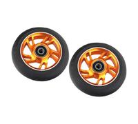 Deberes, rueda de monopatín de 100mm, rueda de patinete, tecnología de rodamiento antibloqueo, neumáticos de PU, llantas de aleación de aluminio, deslizamientos suaves, patinete de PU