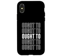 Debería Hacerlo Carcasa para iPhone X/XS