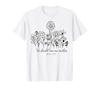 deberíamos amar a un Cristiano Hombres y Mujeres aman a Dios y Jesús Camiseta