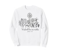 deberíamos amar a un Cristiano Hombres y Mujeres aman a Dios y Jesús Sudadera