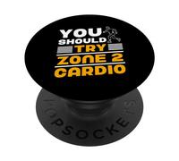 Deberías Probar El Cardio De La Zona 2 Formación Zona 2 PopSockets PopGrip Adhesivo