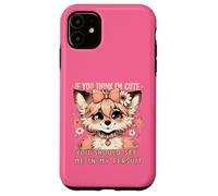 Deberías verme en mi Fursuit Coquette Furry Fursona Fox Carcasa para iPhone 11