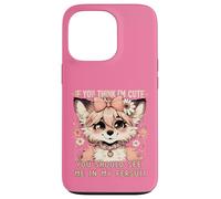 Deberías verme en mi Fursuit Coquette Furry Fursona Fox Carcasa para iPhone 13 Pro