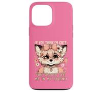 Deberías verme en mi Fursuit Coquette Furry Fursona Fox Carcasa para iPhone 13 Pro Max