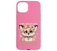 Deberías verme en mi Fursuit Coquette Furry Fursona Fox Carcasa para iPhone 15 Plus