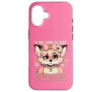 Deberías verme en mi Fursuit Coquette Furry Fursona Fox Carcasa para iPhone 16