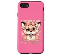 Deberías verme en mi Fursuit Coquette Furry Fursona Fox Carcasa para iPhone SE (2020) / 7 / 8