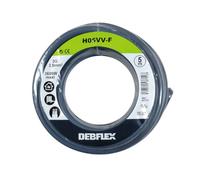 Debflex 147312 - Bobina (HO5VV-F 3G,2,5, 5 m), color gris