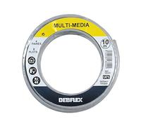 Debflex 193322 - Bobina (RJ45 U/UTP cat5E 4P, 10 m), color gris