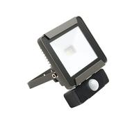 Debflex 600039 - Proyector LED (IP44 + Detector Infrarrojos, 10 W, 6400 K, 800 lúmenes)