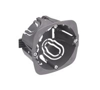 DEBFLEX 718005 - Caja de empotrar (1 posición, lote de 10 unidades, diámetro 67 mm, profundidad 40 mm, color gris
