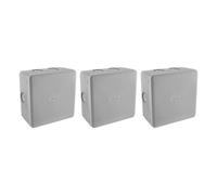 DEBFLEX 718814 Caja de derivacion estanca IP54 115X115 / P60 Gris Lote DE 3, 115