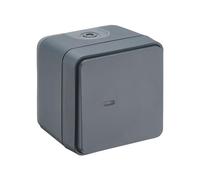 DEBFLEX 730424 CYKLONE - Interruptor de encendido y apagado - Luminoso/indicador - IP55 - Antracita