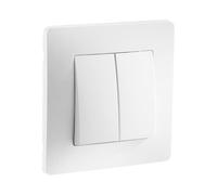 DEBFLEX 749504 Double Two-Way Switch White