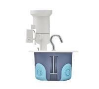 DEBFLEX - Caja de luminaria DCL Stopair multimaterial Ø67/P50 con casquillo E27 y gancho - gris/azul