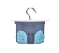 DEBFLEX - Caja de luminaria para punto de centro Ø67/P40 con gancho - gris/azul