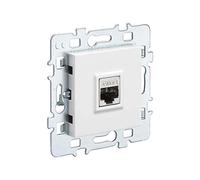 DEBFLEX Casual Mecanismo Toma Rj45, Cuadrado Blanco, 40