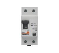 Debflex Interruptor diferencial 2 polos 30 mA 40 A 2 módulos Tipo CA 707511