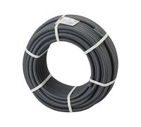 DEBFLEX - Tubo eléctrico prefilado 3 x 1,5 mm² - Corona vaina diámetro 16 mm - Para paso de cables en aparente o empotrado - 50 metros - Gris