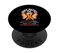 Debido a la Esclerosis múltiple MS Guerrero MS Fighter PopSockets PopGrip Adhesivo