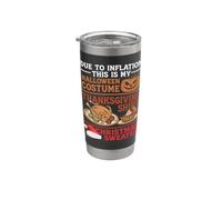 Debido a la inflación, esta es mi Navidad de Acción de Gracias de Halloween Vaso térmico de acero inoxidable de doble pared