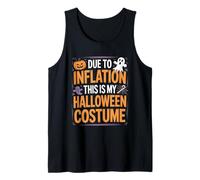 Debido a la inflación, este es mi disfraz de calabaza fantasma de Halloween Camiseta sin Mangas