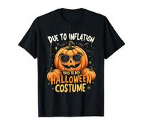 Debido a la inflación, Este es mi Disfraz de Halloween Calabaza Divertida Camiseta