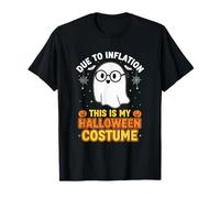 Debido a la inflación, Este es mi Disfraz de Halloween Divertido Camiseta