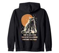 Debido a la inflación Este es mi Disfraz de Halloween Sudadera con Capucha