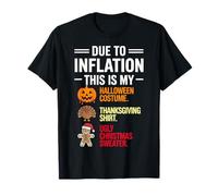 Debido a la inflación, Este es mi Divertido Disfraz de Halloween Camiseta
