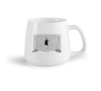 DEBINGY Bicchieri in ceramica per la casa Portiere sportivo Calciatore （14oz/400ml） Il regalo ideale per la colazione, matrimoni, compleanni, regali per donne, festa del papà, mamma, ragazze, ragazzi