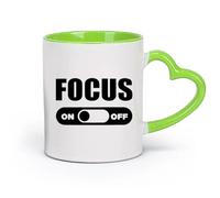 DEBINGY cerámica Taza, Taza de Café/Té Gimnasio Motivación Enfoque Cambio Ejercicio Fitnesscenter （11oz/320ml） Regalo único de oficina para mujeres y hombres Verde