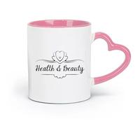 DEBINGY ceramics Durable Mugs Beauty Salon Health Massage Therapy Spa Relax （11oz/320ml） Humorous Gift for Coffee Lovers, Work Besties, Coworkers & Friends Pink