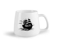 DEBINGY Frutta in ceramica Caffè e bevande calde Divertimento nella stanza del tesoro della nave pirata （14oz/400ml） Tazze da caffè in ceramica per casa o lavoro